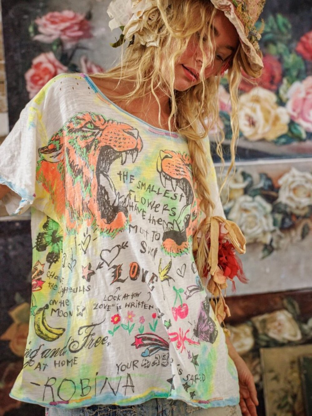 Magnolia Pearl Double Tiger Tee